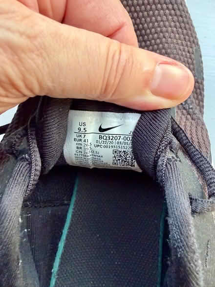 Photo of free Nike basic black trainers (used for school) size 7 (Arborfield Garrison RG2) #3