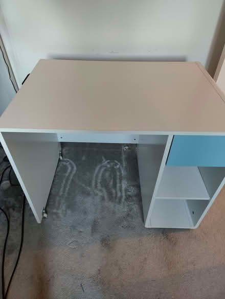 Photo of free Cabin mid sleeper bed, with desk and shelves (Dickens Heath B90) #4