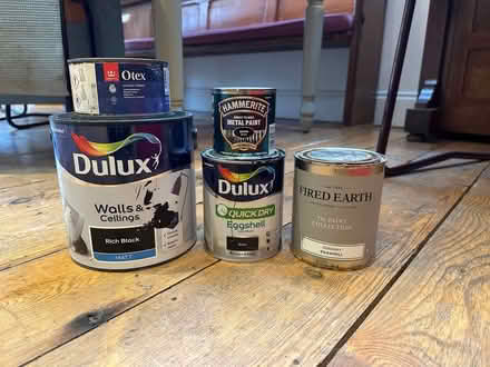 Photo of free Leftover paint, some full, others half full. (Widcombe) #1