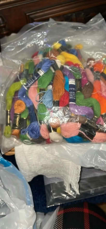 Photo of free embroidery thread (Not Billerica tokes spray line) #1