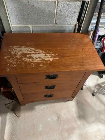 Photo of free Queen headboard & nightstand (Hilltown) #3