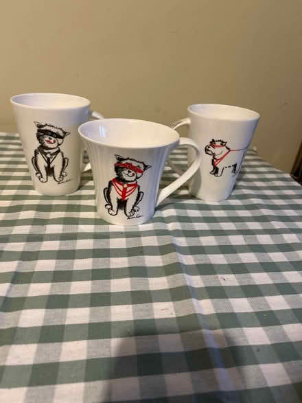 Photo of free 3 slightly unusual dog mugs (South Woodchester GL5) #1