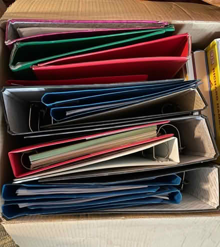 Photo of free Ring binders (Cambridge area) #1