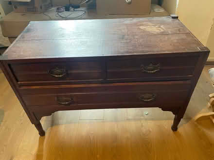 Photo of free Mahogany chest of drawers (London, Dalston E8) #1