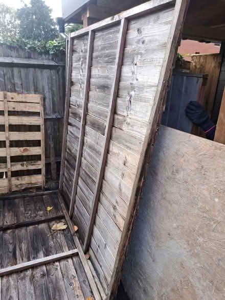 Photo of free 5 foot close boarded fence panels (Weybridge) #2