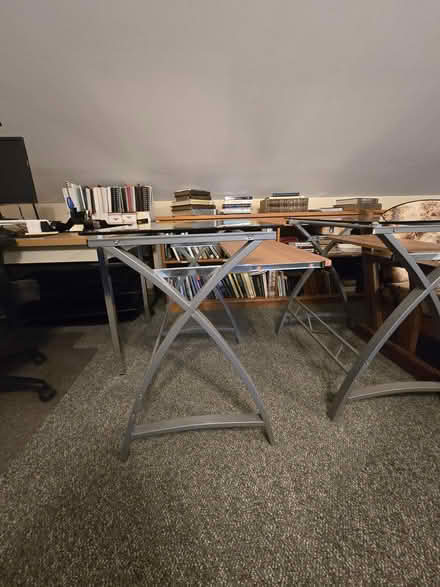 Photo of free Single Glass Office Desk (Woodbine, NJ) #2