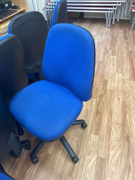 Photo of free Blue office chairs (CH60) #2
