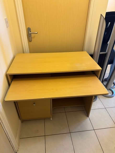 Photo of free Beige computer desk (Fallowfield) #2