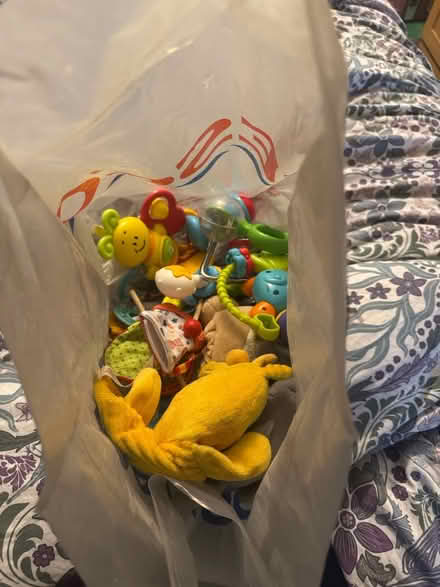Photo of free Cosatto buggy insert and baby toys (New England) #3