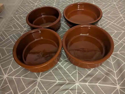 Photo of free Four Large Ramekins/Cheese Baking Dishes (CT15) #1