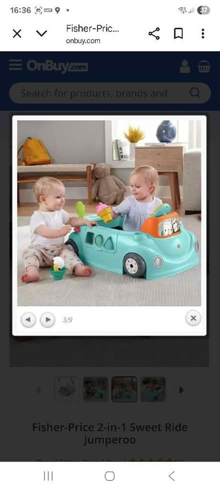 Photo of free Baby jumperoo that converts to shape sorter car. (Havant PO9) #2