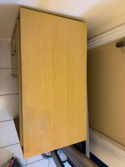 Photo of free Beige computer desk (Fallowfield) #3