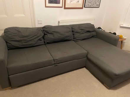 Photo of free John Lewis L-Shaped Sofa with pull out sofa bed (Charlton SE7) #4