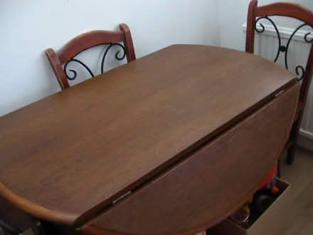 Photo of free Drop Leaf Dining Table & 4 Solid Teak Chairs (Coppull PR7) #1