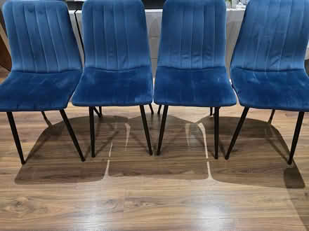 Photo of free Velvet dining chairs (E10 5SW) #2