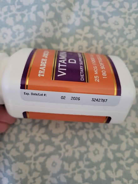 Photo of free Trader Joe's Vitamin D (Los Altos Hills, CA) #1