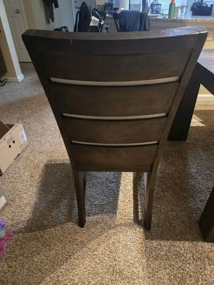 Photo of free Expanding Dining Table w/ 6 chairs (Huntington) #4