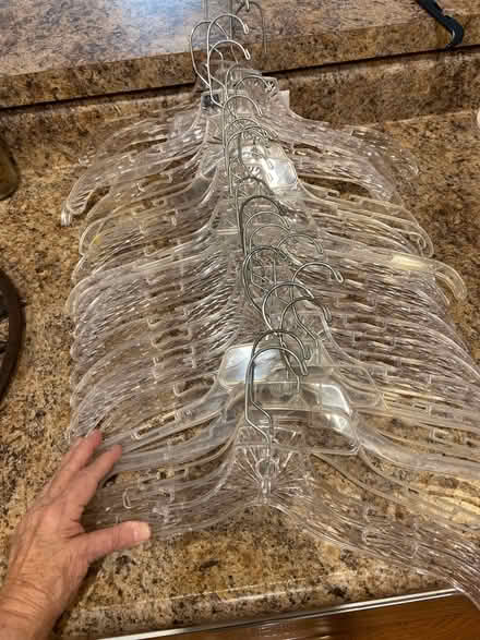 Photo of free Plastic hangers (Mason) #1