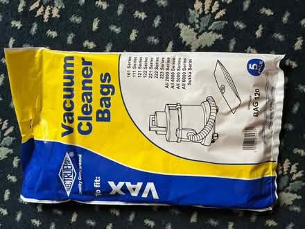 Photo of free Vax vacuum cleaner bags (Walkley S6) #1