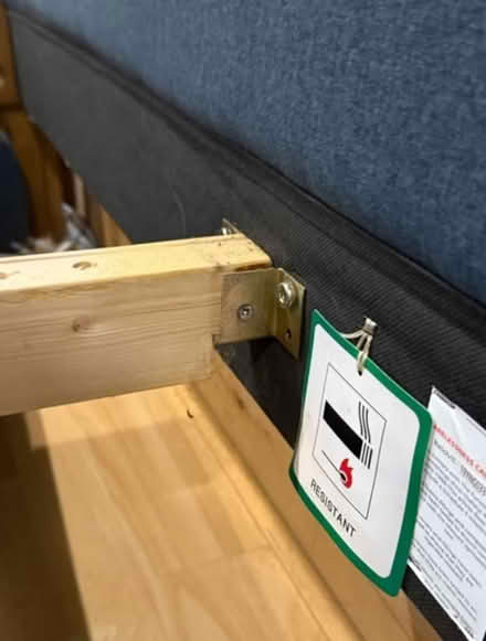 Photo of free King size bed frame (Albany park DA14) #3