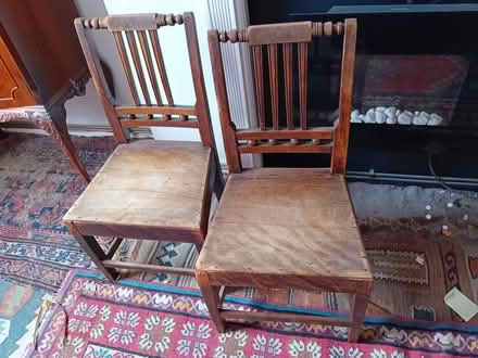 Photo of free Handcrafted wood beautiful chairs (Nothing hill gate W8) #1