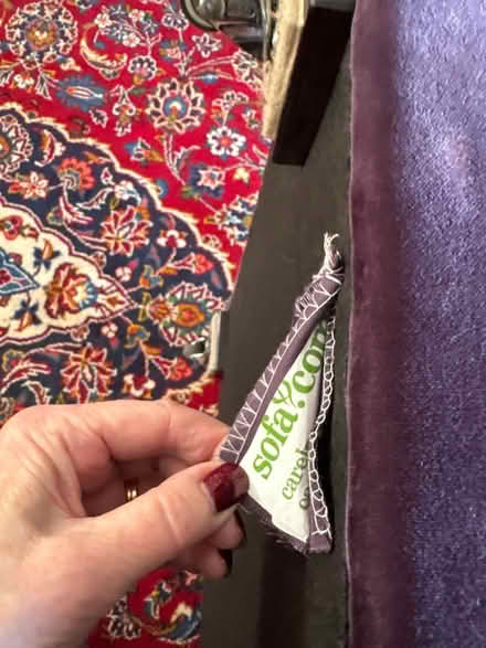 Photo of free Upholstered box storage or footstool (Pitsford) #4