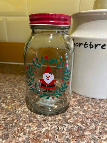 Photo of free A biscuit barrel and three decorative jars (Gamston NG2) #2