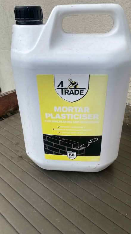 Photo of free Mortar plasticiser (Truro TR1) #1