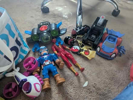 Photo of free Bag of super hero toys (Leedom, Ridley park) #1