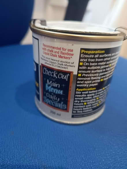 Photo of free Blackboard paint (Shandon EH11) #2