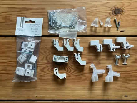 Photo of free Miscellaneous curtain track brackets (Honor Oak SE23) #1