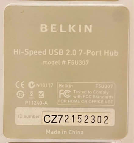 Photo of free BELKIN Hi-Speed USB 2.0 7-Port Hub (CB1 (Petersfield) Mill Road) #4