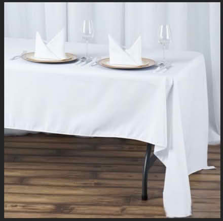 Photo of Clean White Tablecloth (Dublin) #1