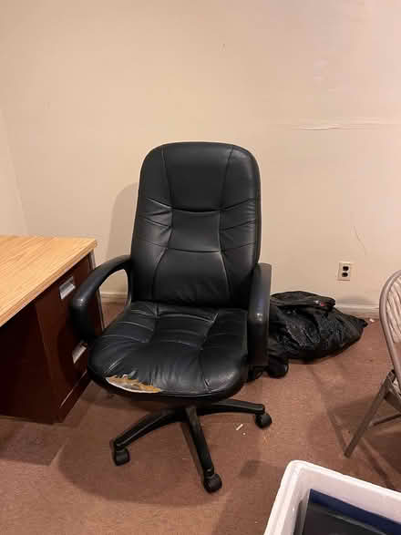 Photo of free Black Desk Chair (Berkley) #2