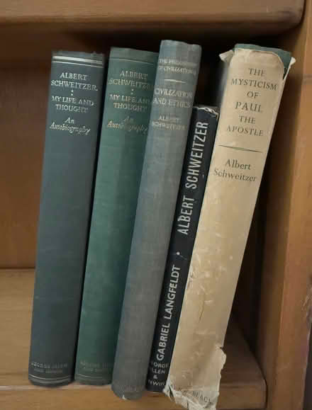 Photo of free Books by Albert Schweitzer (East Dulwich SE22) #1