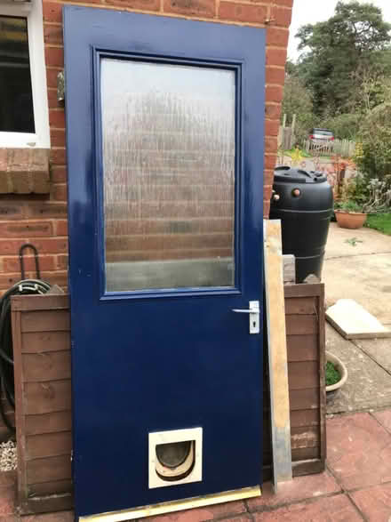Photo of free Door with cat flap (Farncombe GU7) #1