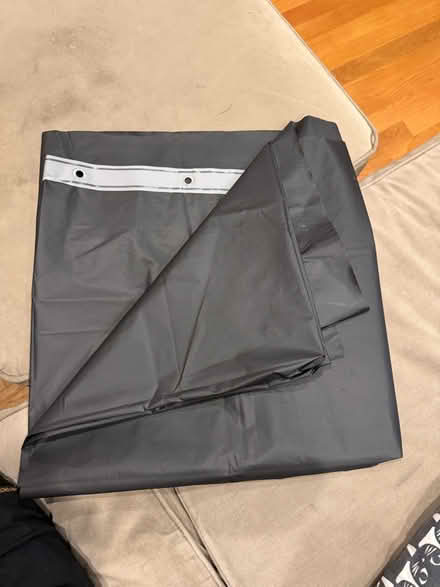 Photo of free 72” x 72” black shower curtain (Newtonville) #1