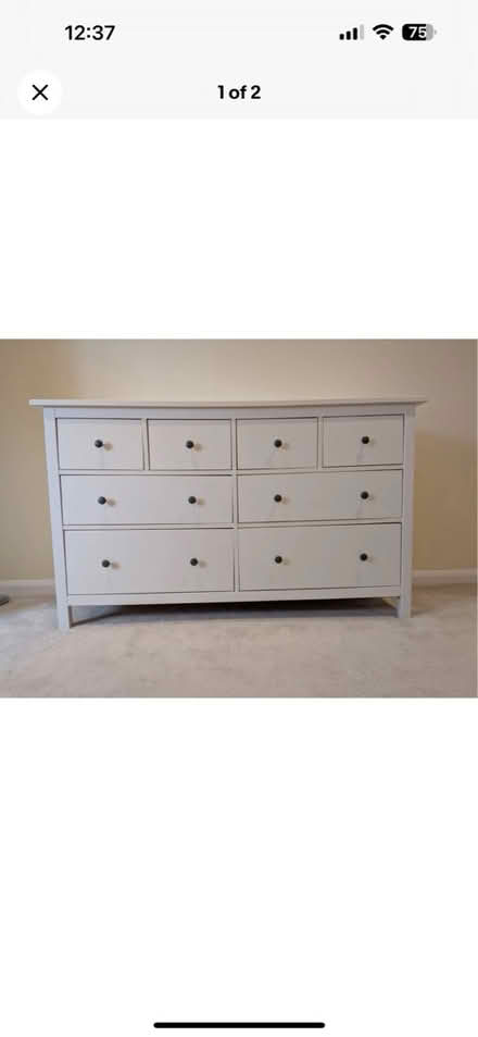 Photo of IKEA hemnes large white chest (Bathford) #1