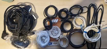 Photo of free Bag Full of Scart Cables & TV Cables (Fernhill G45) #1