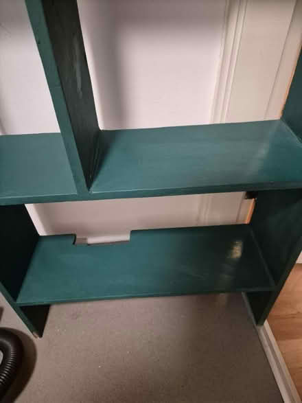 Photo of free Green shelving unit (Walthamstow E17) #3