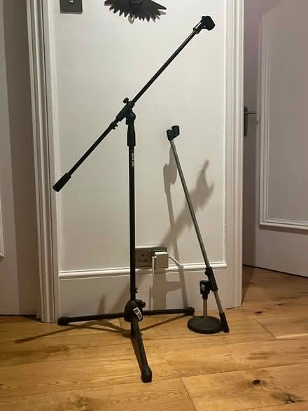 Photo of free Microphone Stands (2) (Chalk Farm NW3) #1