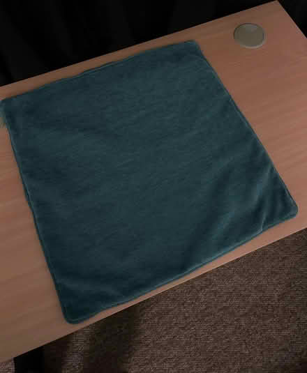 Photo of free 1 turquoise cushion cover (Brighton BN2 6) #1