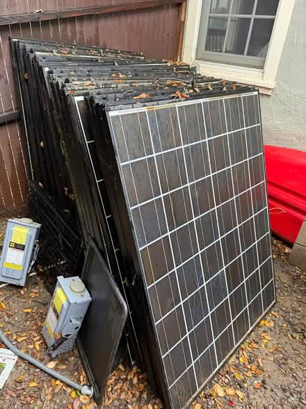 Photo of free still good solar panels (Woodacre) #1