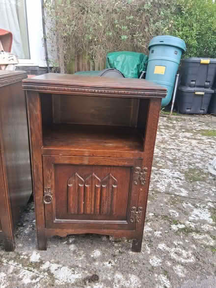 Photo of free 2 solid wood beside cabinets (Gayton CH60) #1
