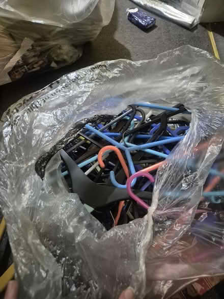 Photo of free Bin bag full of coat hangers (Hayes UB3 2) #1