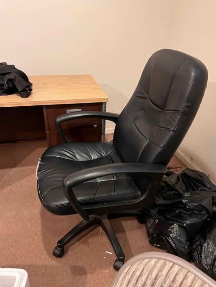 Photo of free Black Desk Chair (Berkley) #1