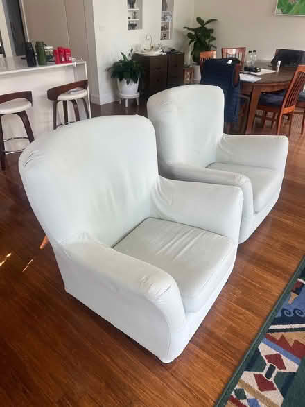 Photo of free Sofa and arm chairs (St Kilda West) #2