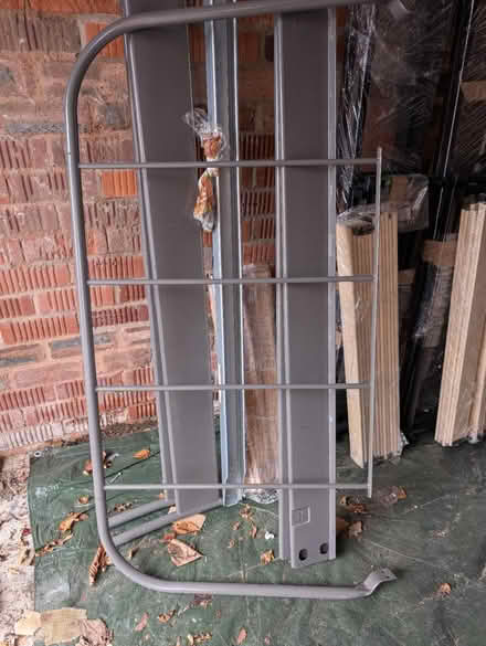 Photo of free Ikea metal double bedframe (Oakwood, LS8) #2