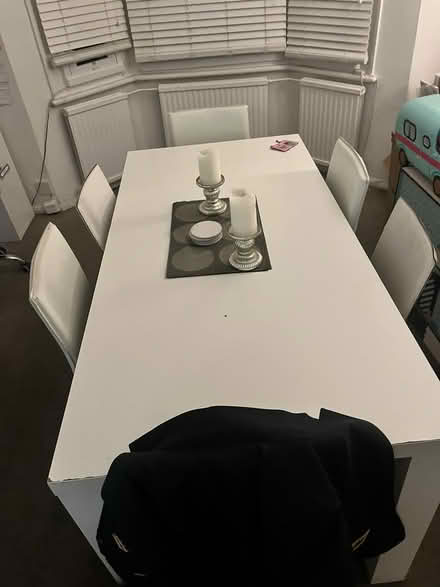 Photo of free White dining table 160x80 (SW2) #2