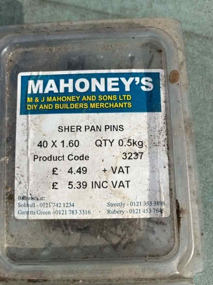 Photo of free Nails (Tyseley B11) #3